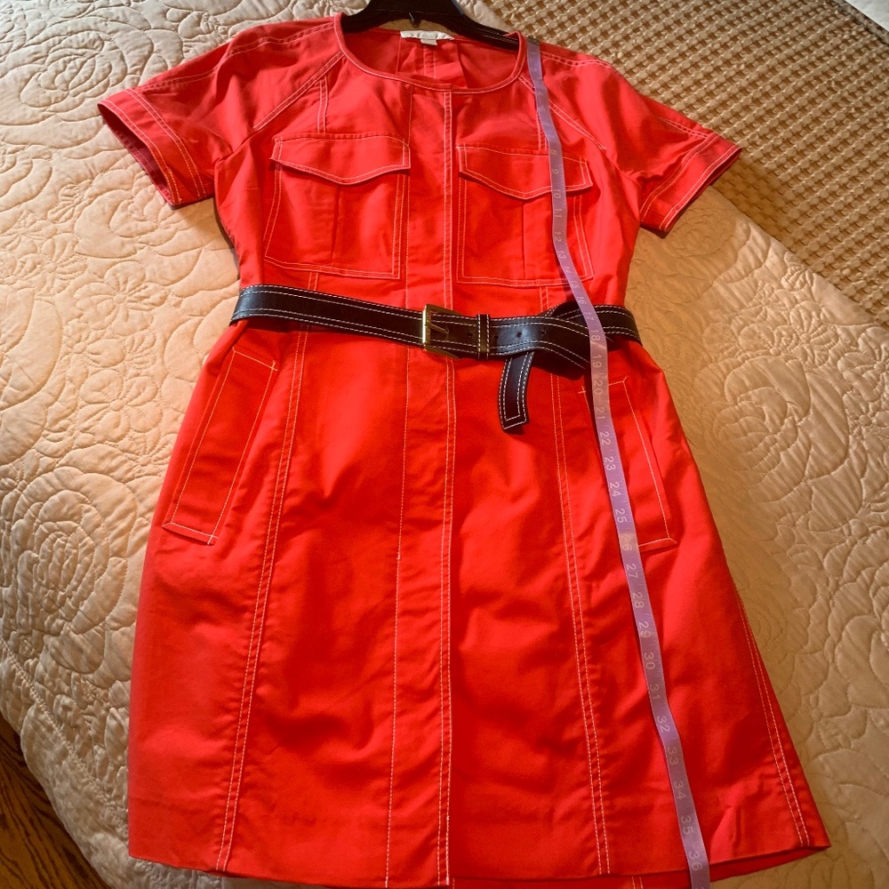 Michael Kors Summer Dress size 12 Bright Red/Orange